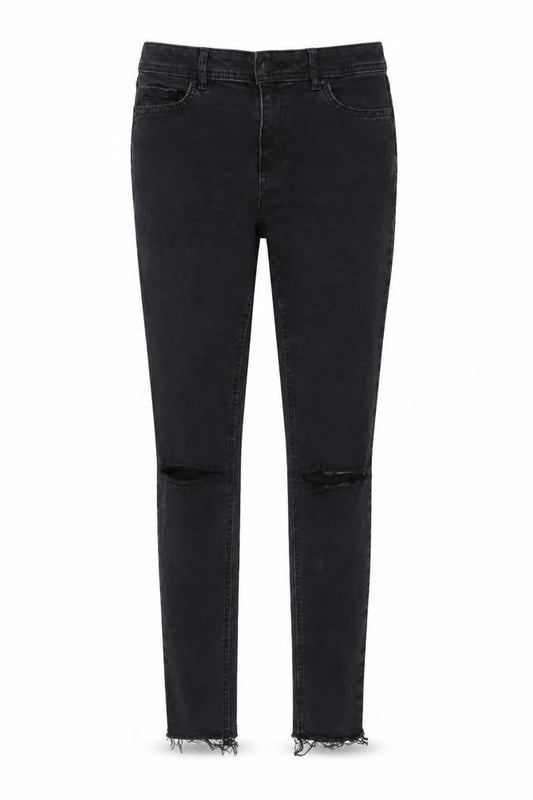 Womens UK Size 10 F&F Regular Fit Skinny Grey Jeans