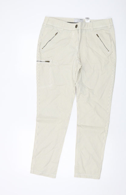 Womens UK Size 12 NEXT Regular Fit  Beige Trousers