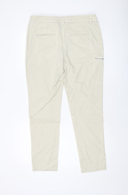 Womens UK Size 12 NEXT Regular Fit  Beige Trousers