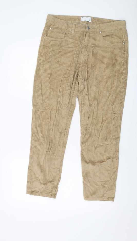 Womens UK Size 32 in ASOS Regular Fit  Beige Trousers