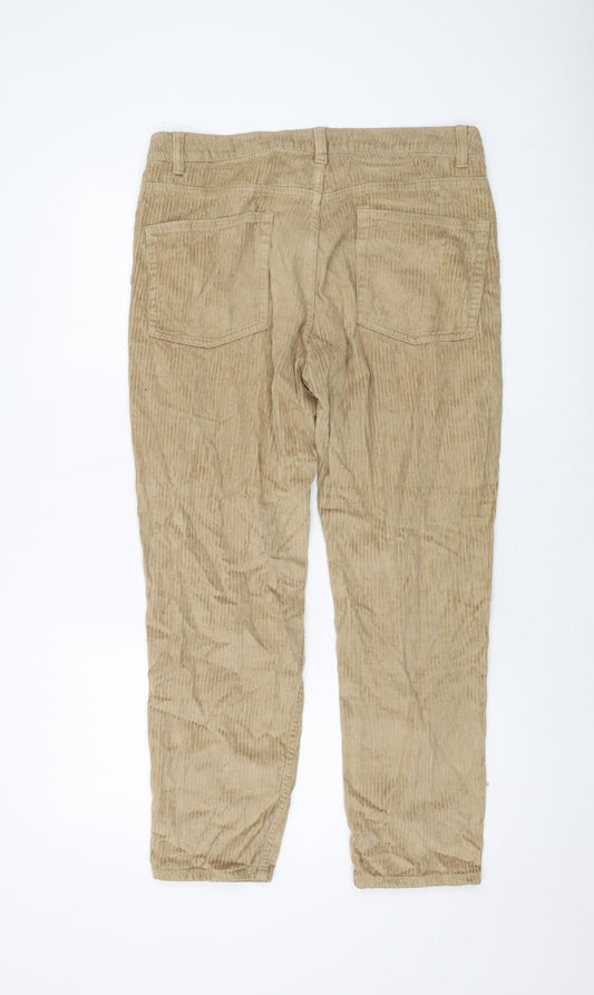 Womens UK Size 32 in ASOS Regular Fit  Beige Trousers