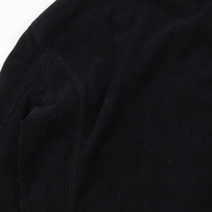 Peter Green Womens Black Jacket Size L Button