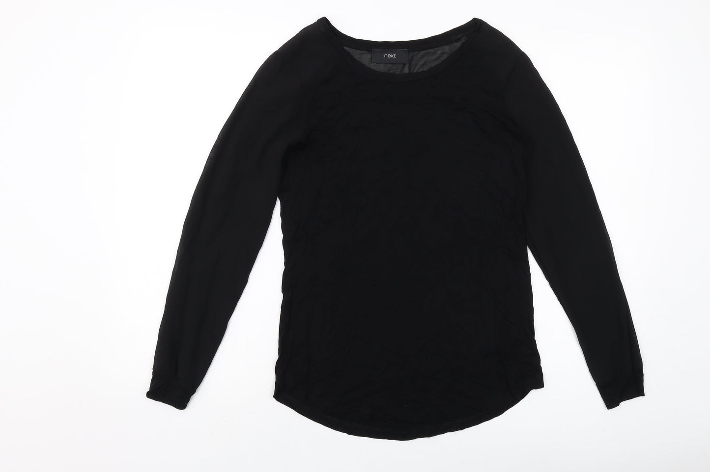 Womens UK Size 12 NEXT Black Basic Blouse