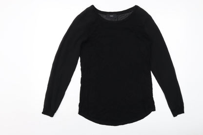 Womens UK Size 12 NEXT Black Basic Blouse