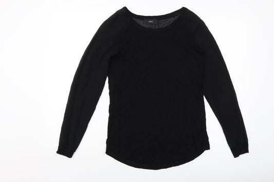 Womens UK Size 12 NEXT Black Basic Blouse