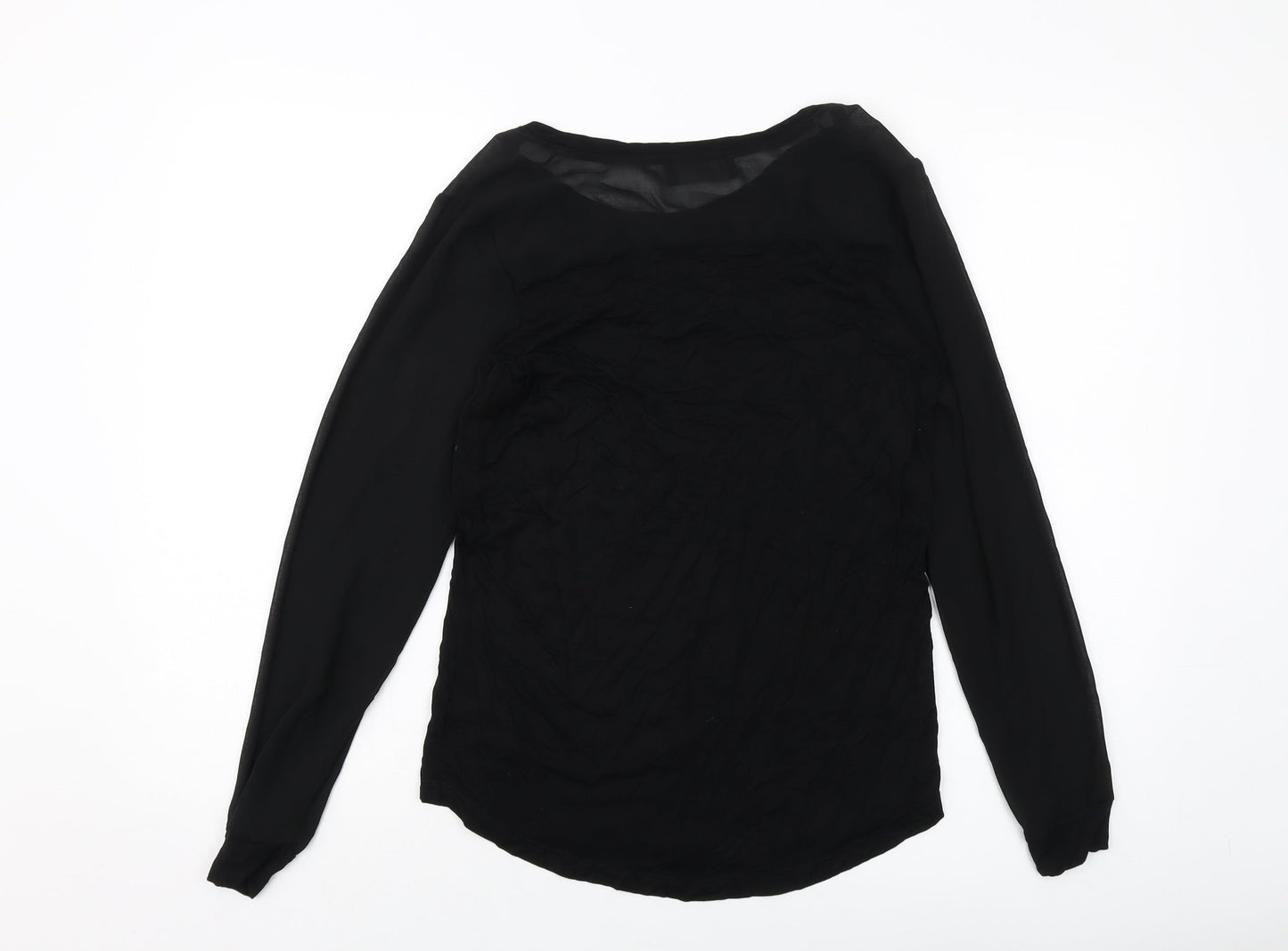Womens UK Size 12 NEXT Black Basic Blouse