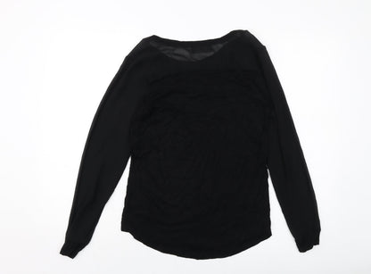 Womens UK Size 12 NEXT Black Basic Blouse