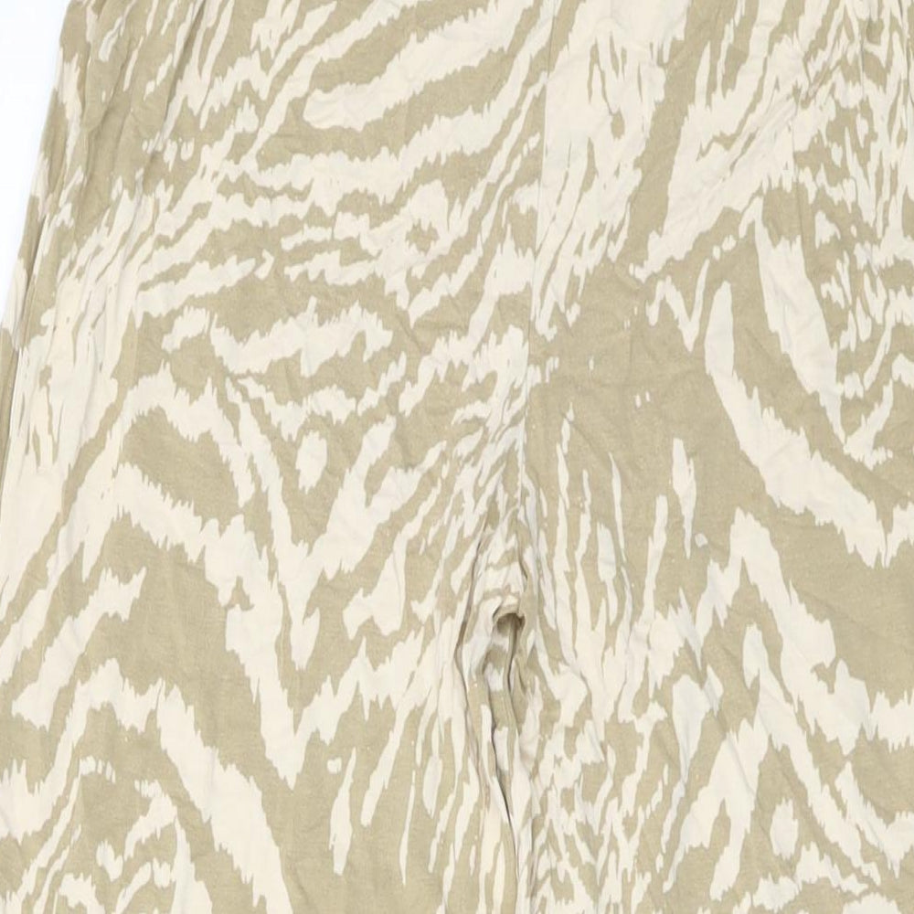 Womens UK Size 10 ASOS Regular Fit  Beige Trousers