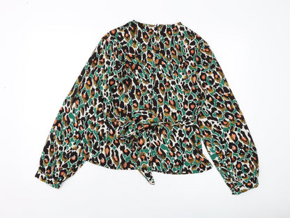 Womens UK Size 8 Girl in Mind Multicoloured Basic Blouse