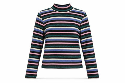 Womens UK Size M H&M Multicoloured Basic Blouse