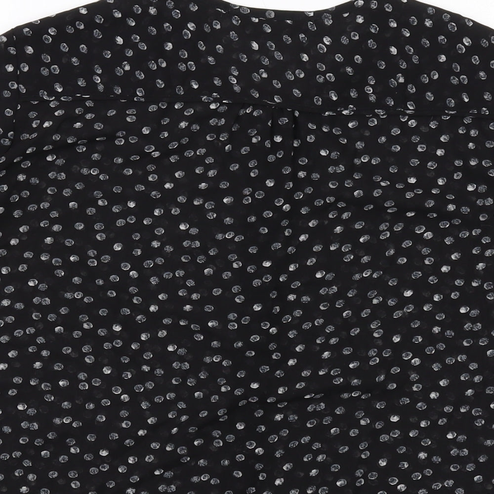 Womens UK Size 8 Maison Scotch Black Basic Blouse
