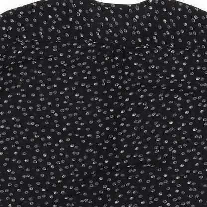 Womens UK Size 8 Maison Scotch Black Basic Blouse