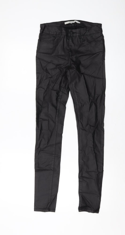 Womens UK Size S VERO MODA Regular Fit  Black Trousers