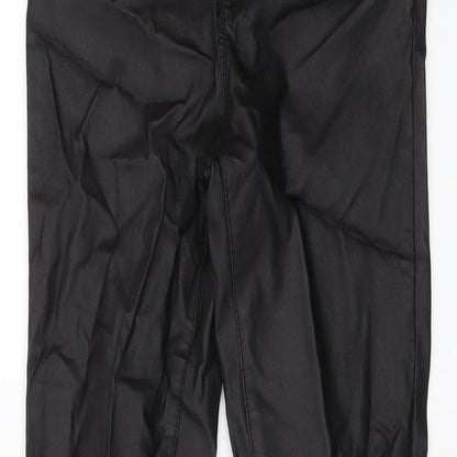 Womens UK Size S VERO MODA Regular Fit  Black Trousers