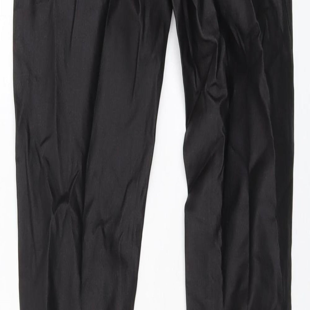 Womens UK Size S VERO MODA Regular Fit  Black Trousers
