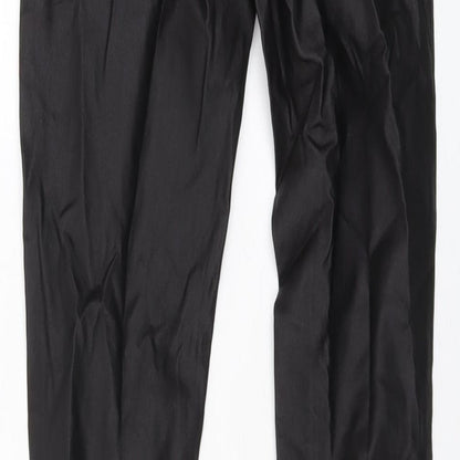 Womens UK Size S VERO MODA Regular Fit  Black Trousers