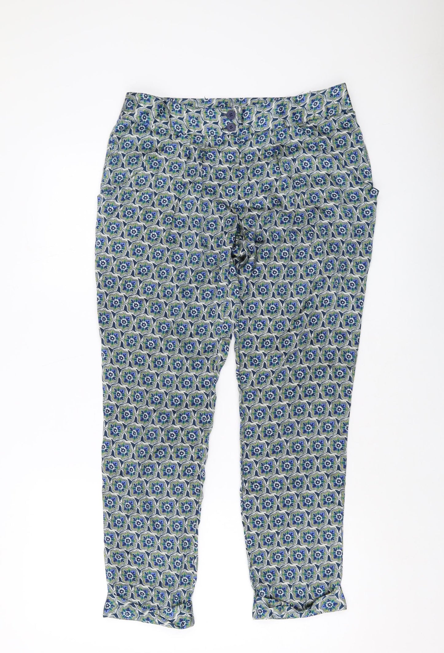 Womens UK Size 10 NEXT Regular Fit  Black Trousers