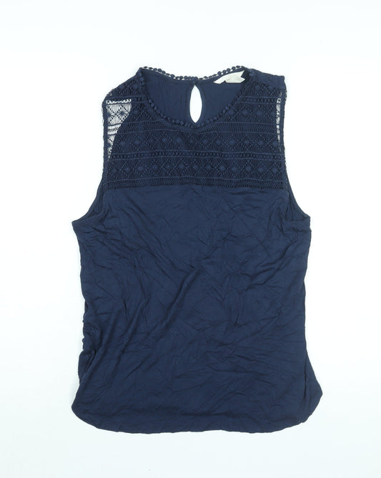 Womens UK Size L H&M Blue Camisole Blouse