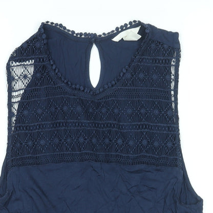 Womens UK Size L H&M Blue Camisole Blouse