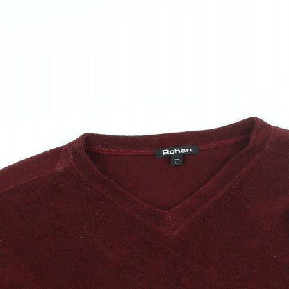 Mens UK Size L Rohan Red Pullover Sweatshirt