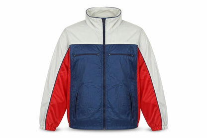 Sportier Womens Multicoloured Windbreaker Jacket Size 14 Zip - Colourblock Size 14-16
