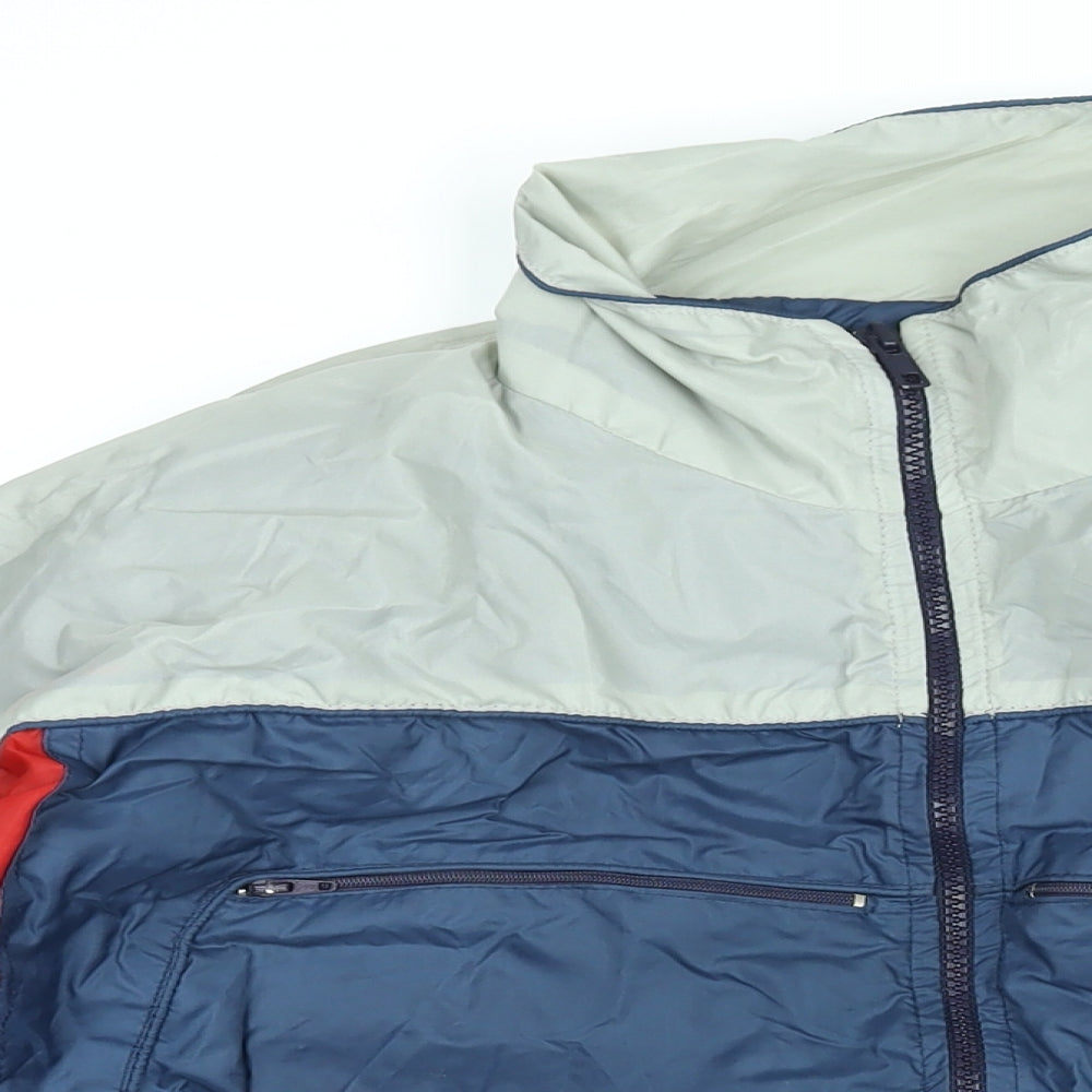 Sportier Womens Multicoloured Windbreaker Jacket Size 14 Zip - Colourblock Size 14-16