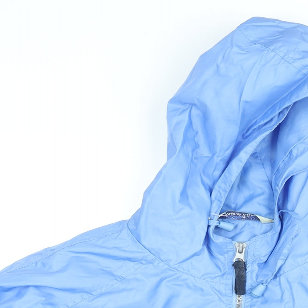 Womens UK Size 18 Joie De Vivre Blue Windbreaker Coat