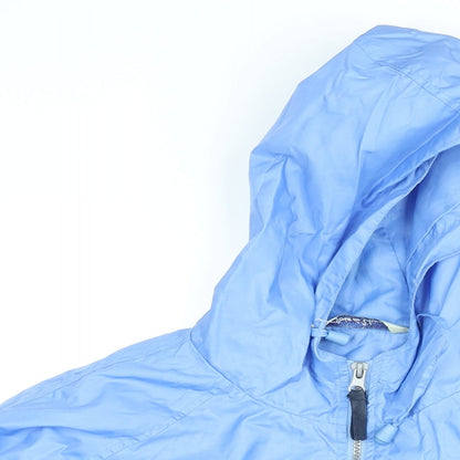 Womens UK Size 18 Joie De Vivre Blue Windbreaker Coat