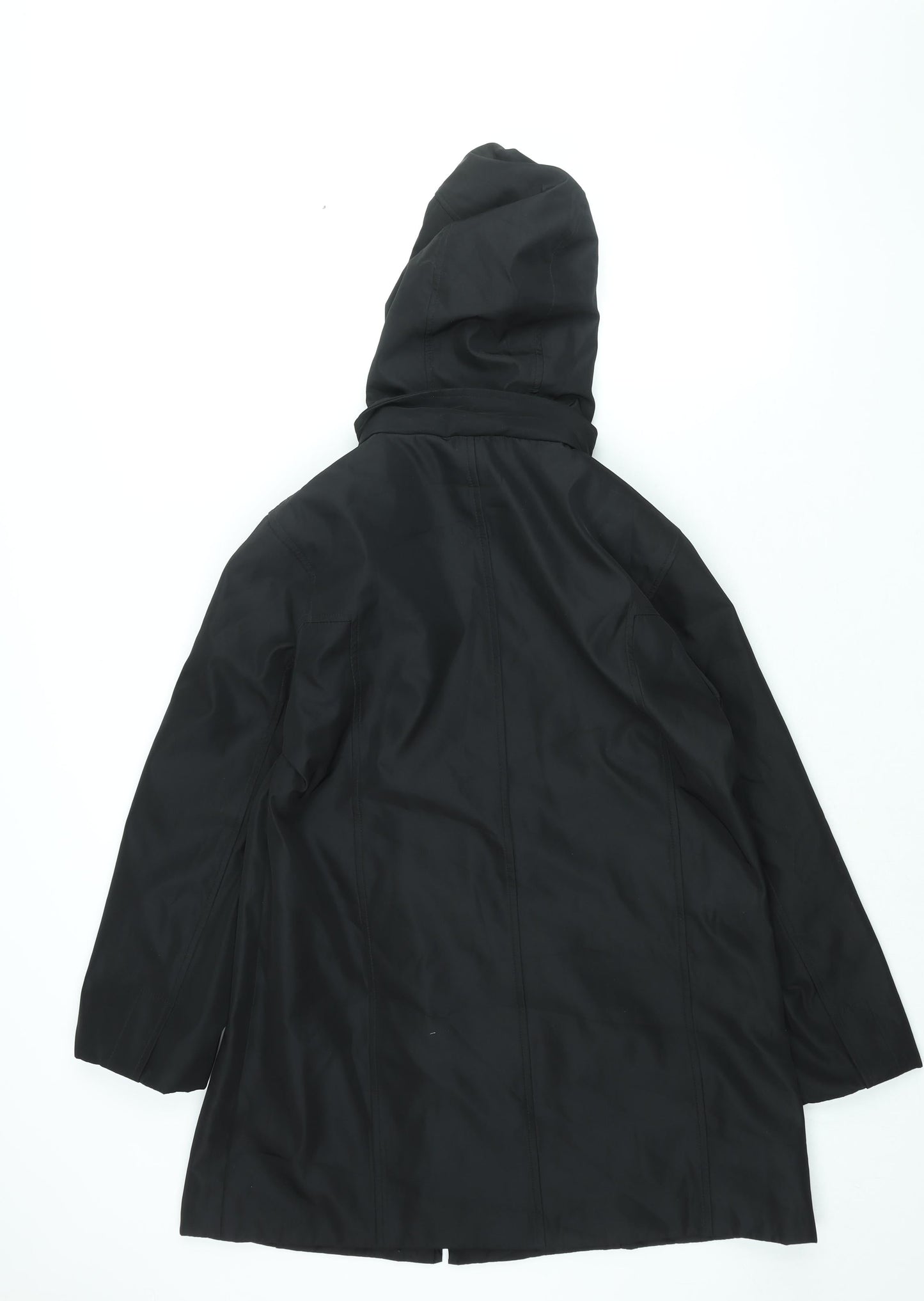 Womens UK Size 12 Rosetti Black Parka Coat