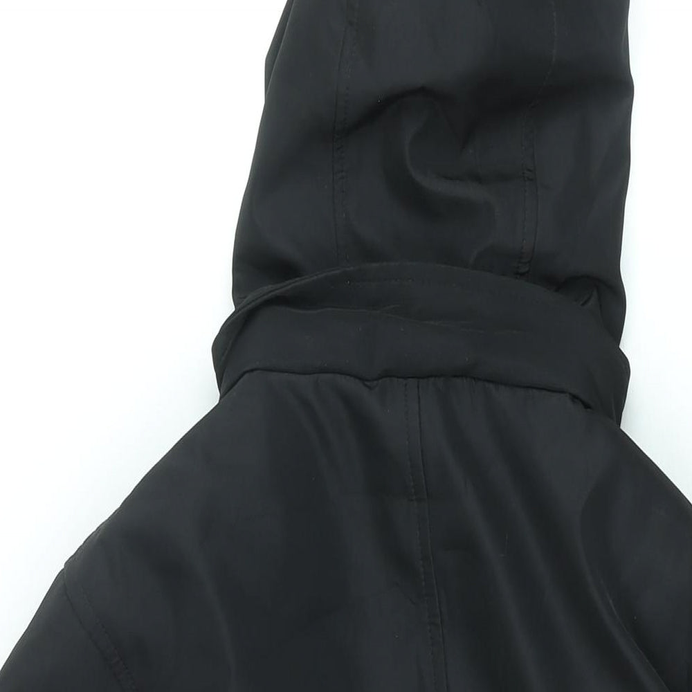 Womens UK Size 12 Rosetti Black Parka Coat