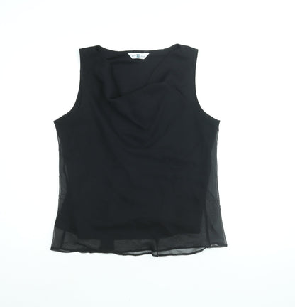 Womens UK Size 18 New Look Black Camisole Blouse
