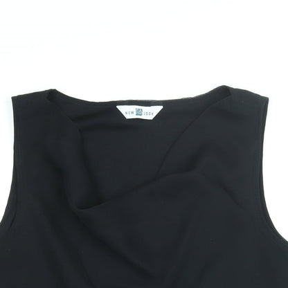 Womens UK Size 18 New Look Black Camisole Blouse