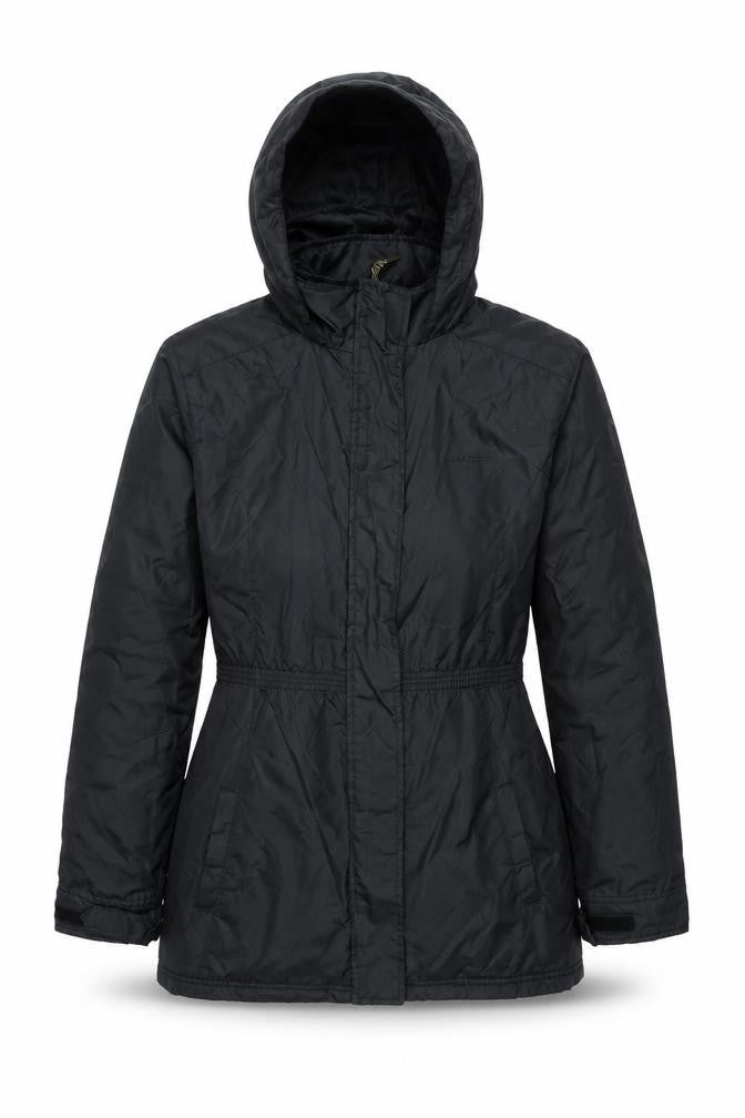 Womens UK Size 12 LA Gear Black Parka Coat
