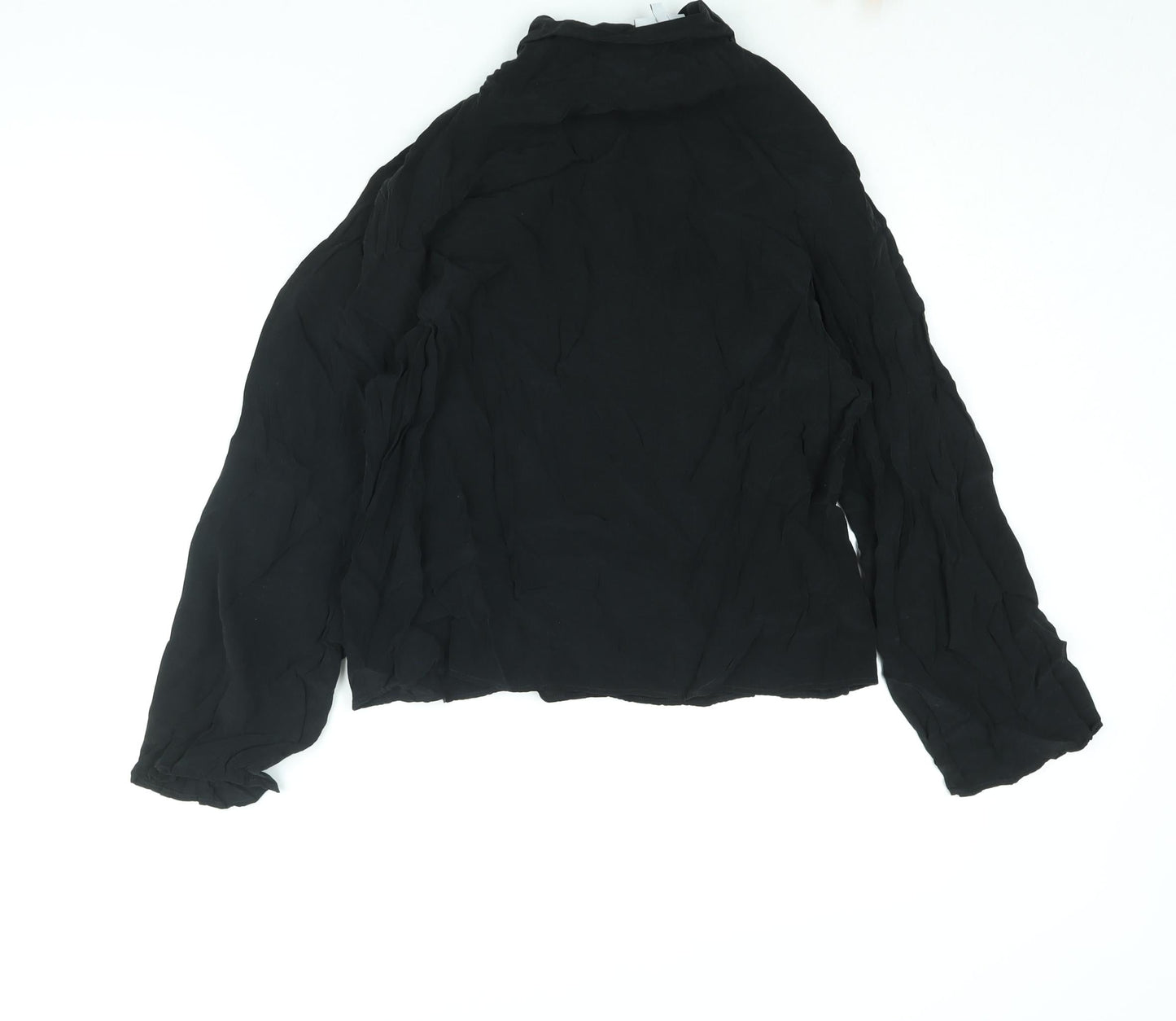 Womens UK Size S Weekday Black Basic Blouse