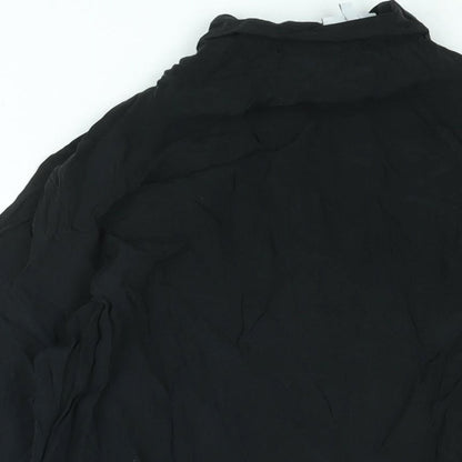 Womens UK Size S Weekday Black Basic Blouse