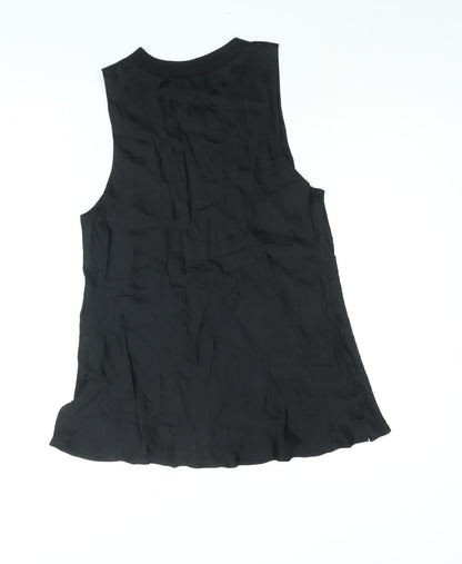Womens UK Size 14 NEXT Black Camisole Blouse