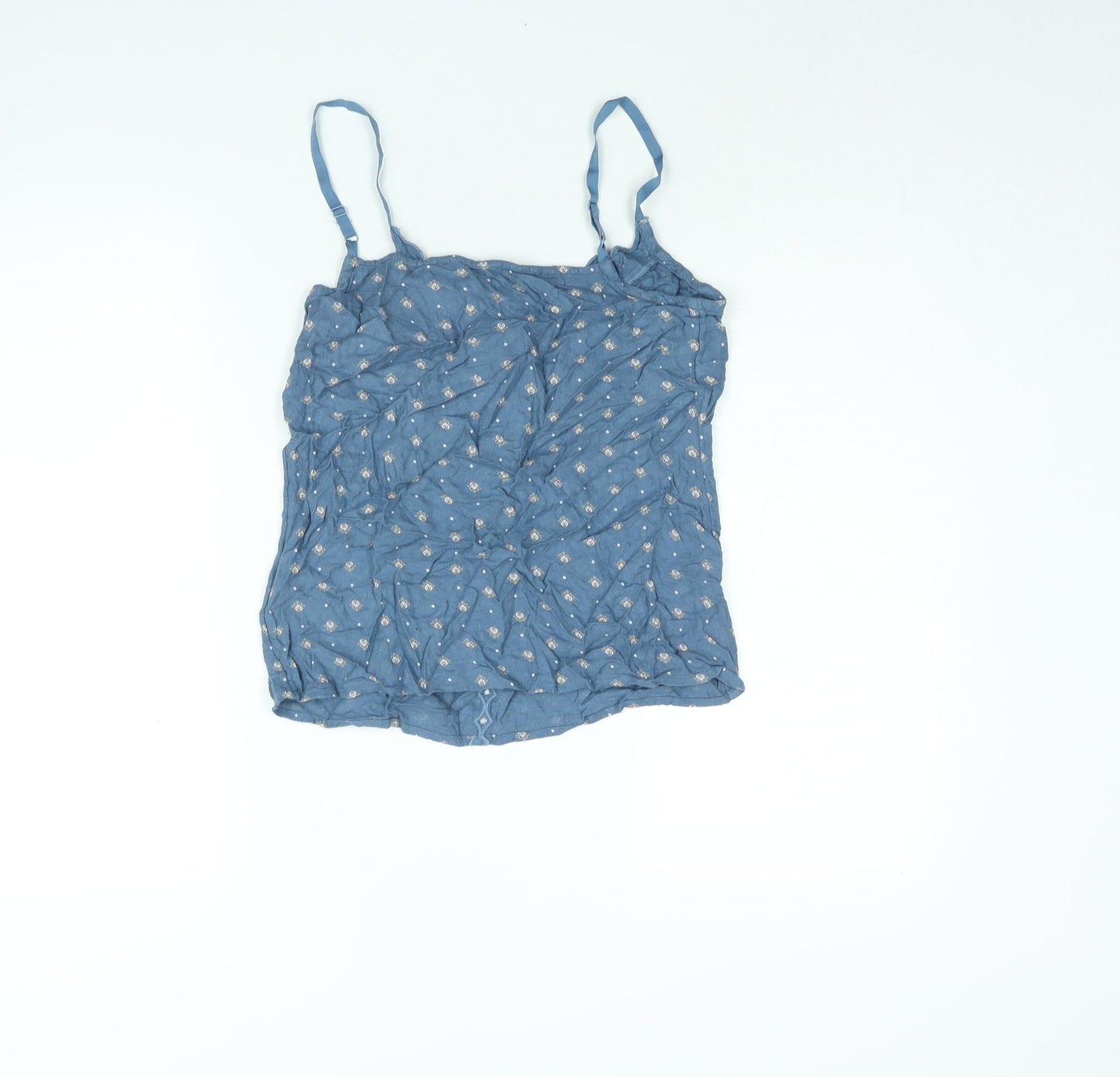 Womens UK Size 8 Marks and Spencer Blue Camisole Blouse