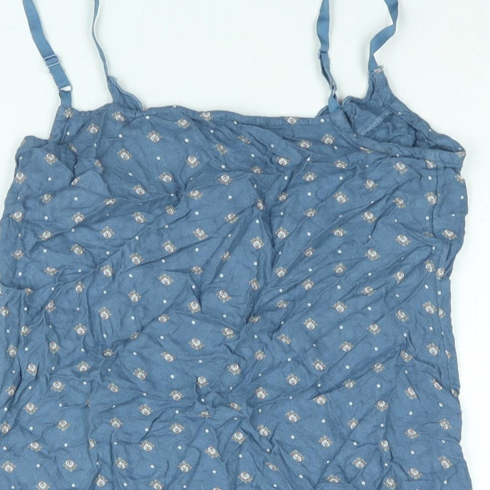 Womens UK Size 8 Marks and Spencer Blue Camisole Blouse