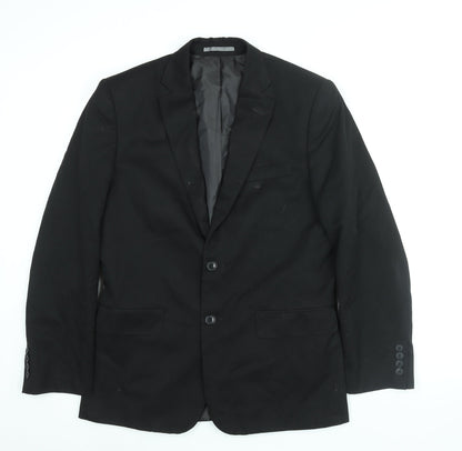 Mens UK Size 38 Marks and Spencer Regular Black Suit Jacket