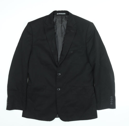 Mens UK Size 38 Marks and Spencer Regular Black Suit Jacket