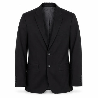 Marks & Spencer Mens Black Polyester Jacket Suit Jacket Size 38 Regular