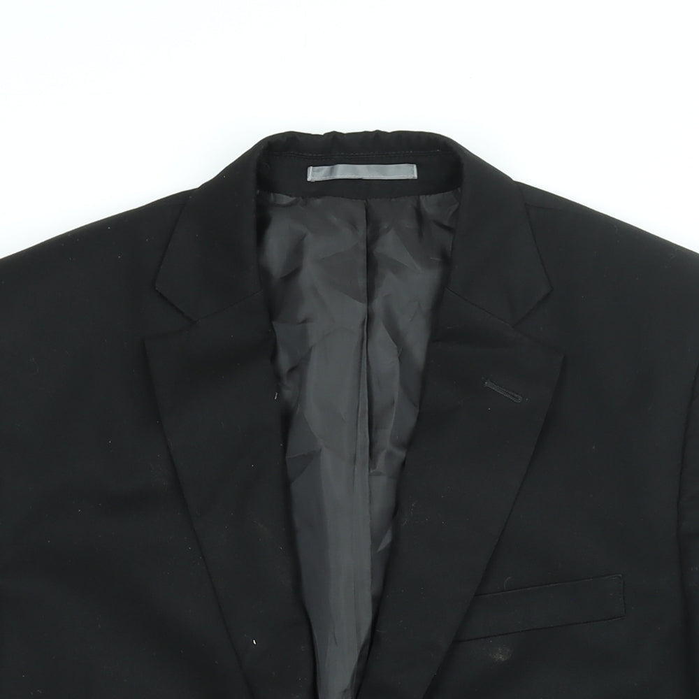 Mens UK Size 38 Marks and Spencer Regular Black Suit Jacket