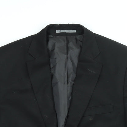 Mens UK Size 38 Marks and Spencer Regular Black Suit Jacket