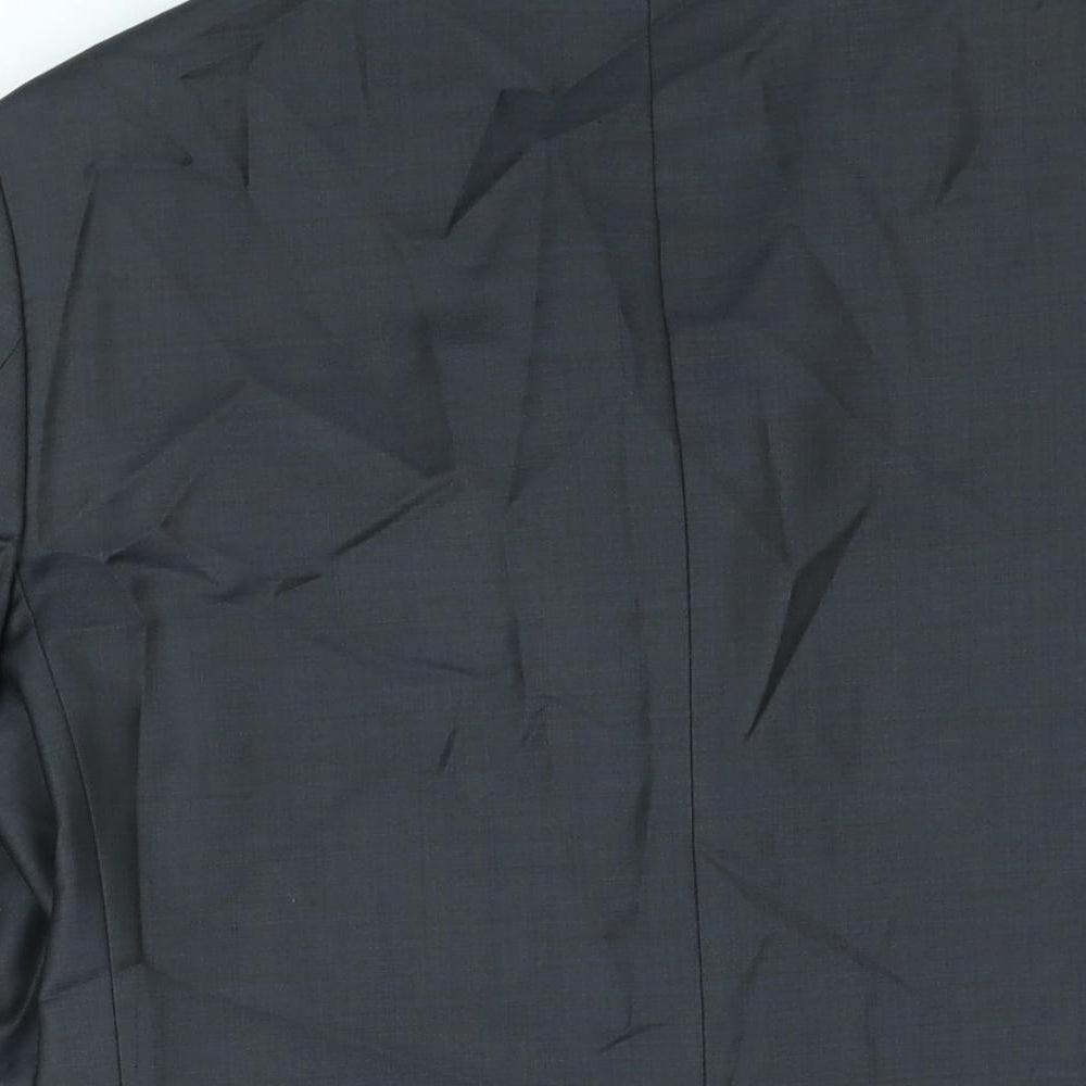 Mens UK Size 40 River Island Regular Black Suit Jacket