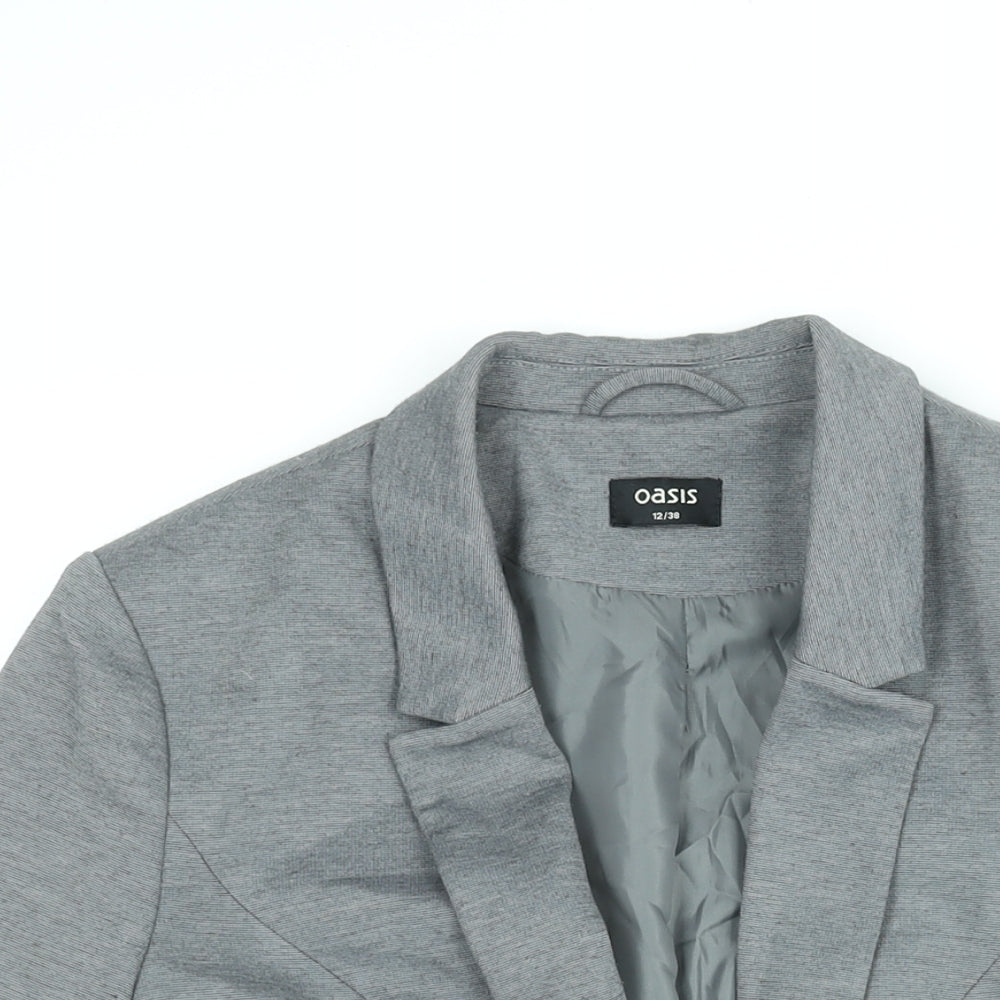 Womens UK Size 12 Oasis Grey Jacket