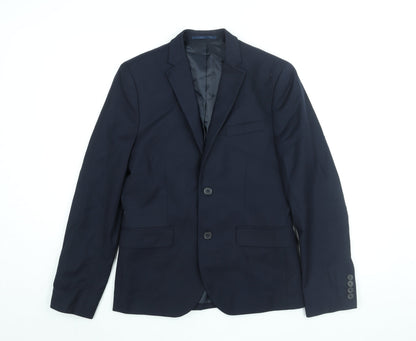 Mens UK Size 34 H&M Regular Blue Suit Jacket