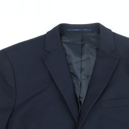 Mens UK Size 34 H&M Regular Blue Suit Jacket