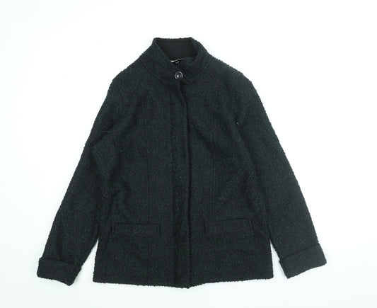 Womens UK Size 12 Marks and Spencer Multicoloured Pea Coat