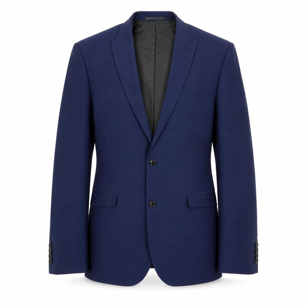 Next Mens Blue Polyester Jacket Suit Jacket Size 42 Regular