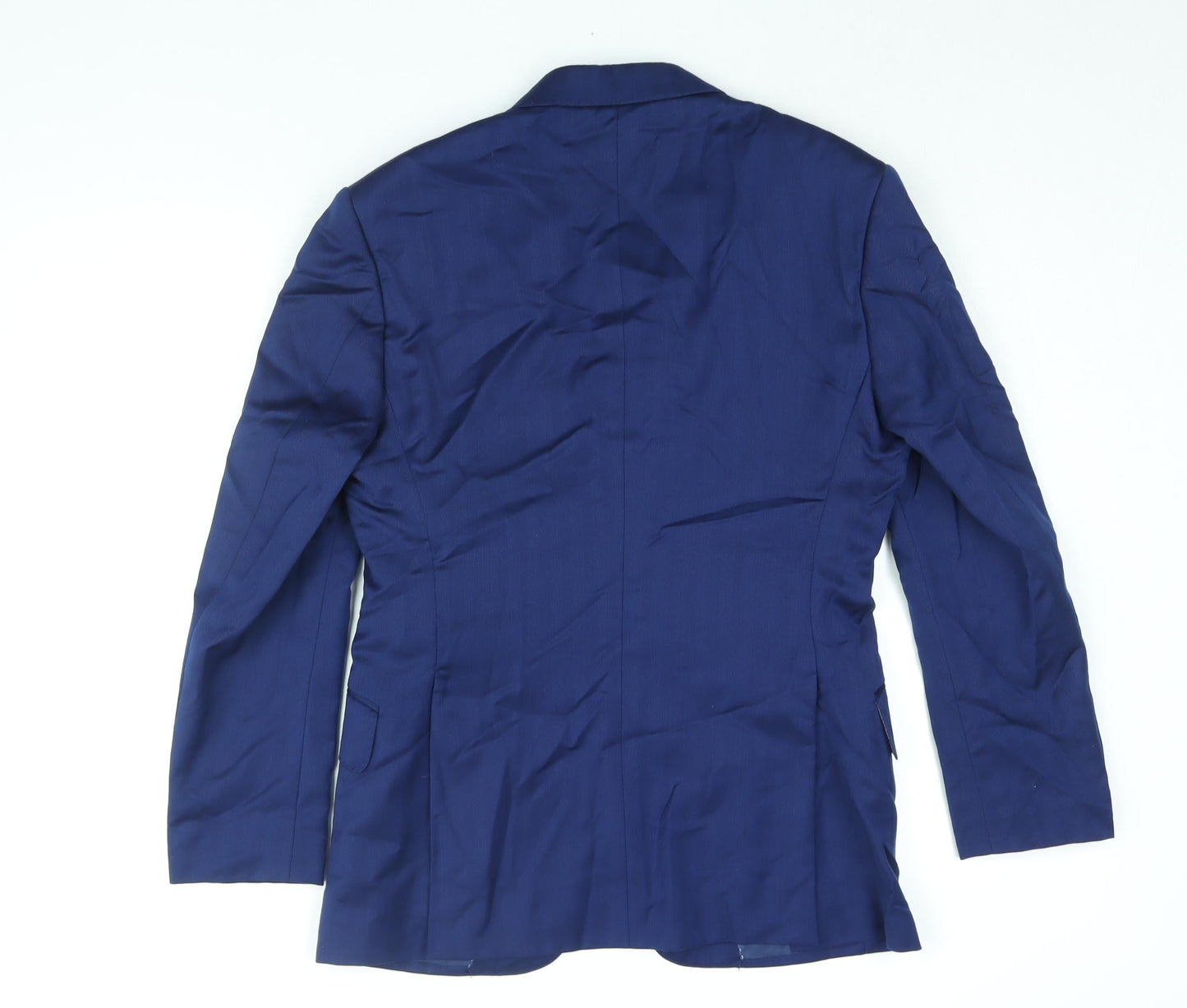 Marks and Spencer Mens Blue Wool Jacket Suit Jacket Size 36 Regular